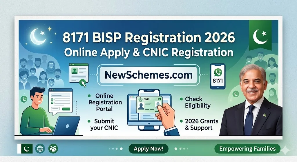 8171 BISP Registration 2026 Online Apply & CNIC Registration
