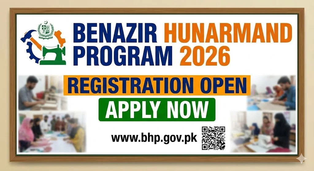 Benazir Hunarmand Program 2026 Registration Open Apply Now