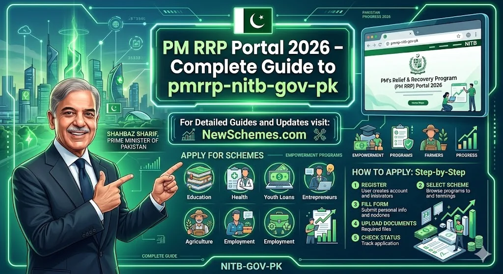 PM RRP Portal 2026 – Complete Guide to pmrrp-nitb-gov-pk