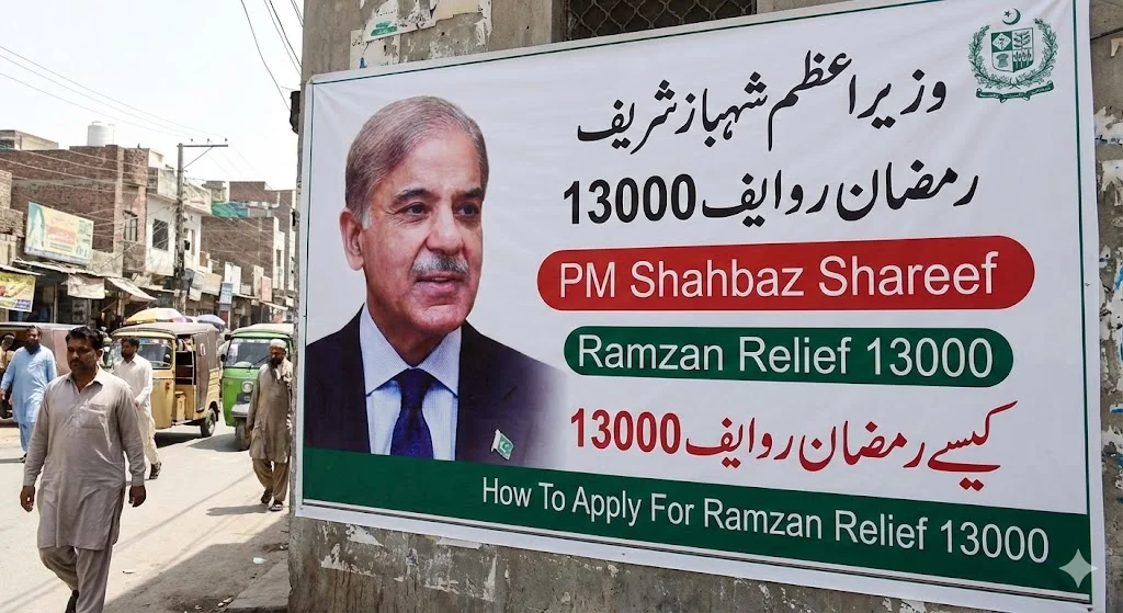 PM Shahbaz Shareef Ramzan Relief 13000 How To Apply For Ramzan Relief 13000