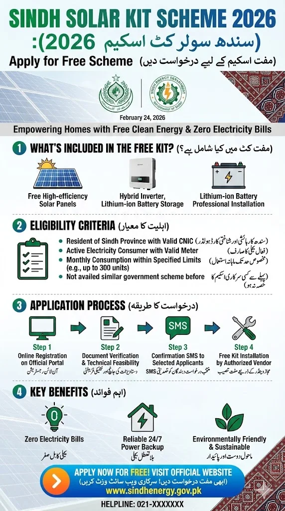 Sindh Solar Kit Scheme 2026 Apply for Free Scheme