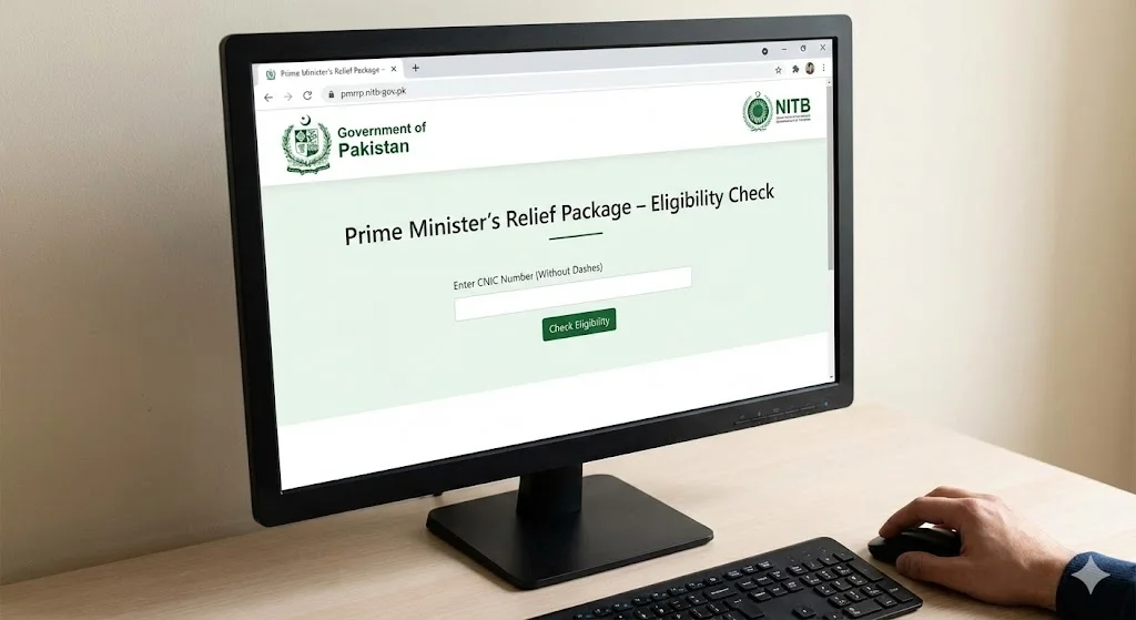 pmrrp.nitb.gov.pk Eligibility Check by CNIC Through Web Portal