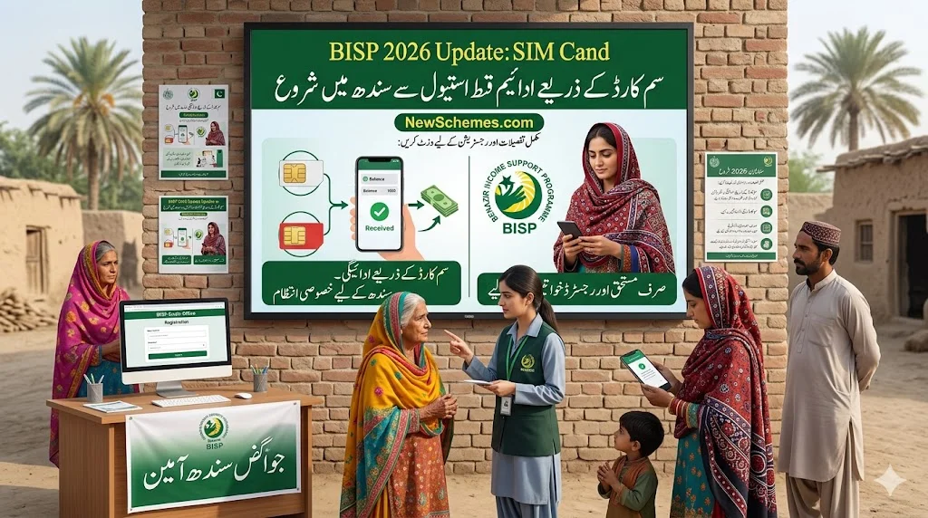 BISP 2026 Update: SIM Card Se Digital Qist System Sindh Mein Shuru