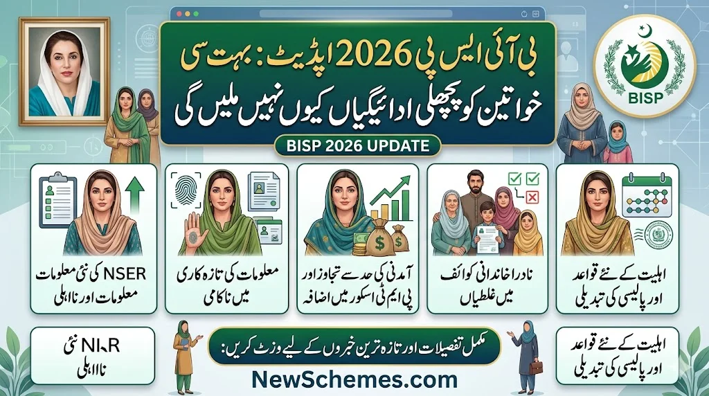BISP 2026 Update: Why Many Women Will NOT Receive Previous Payments