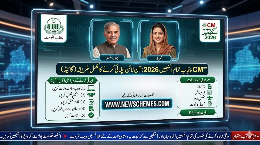 CM Punjab All Schemes 2026 – How to Apply Online (Complete Guide)