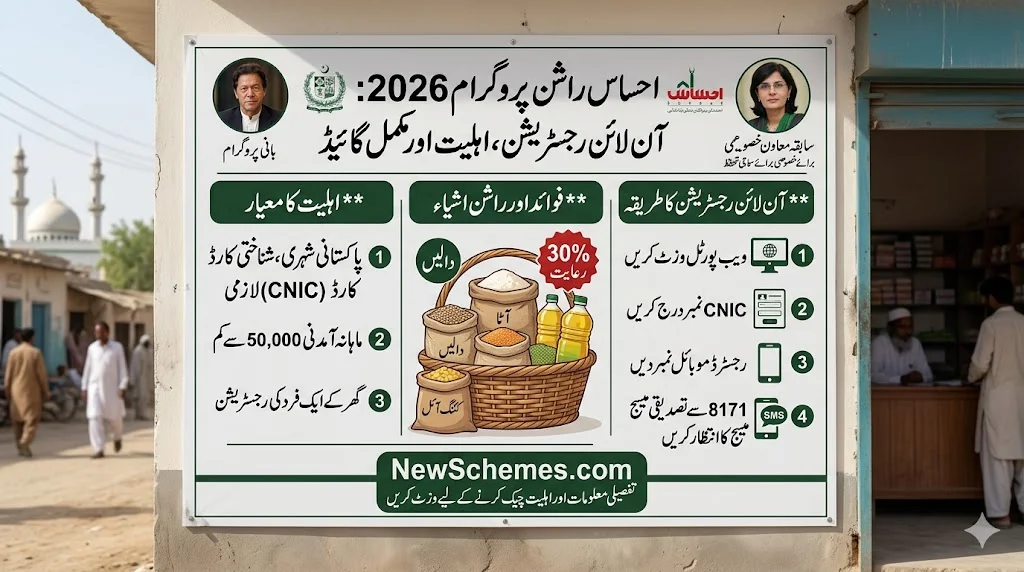 Ehsaas Rashan Program 2026 – Online Registration Eligibility & Full Guide