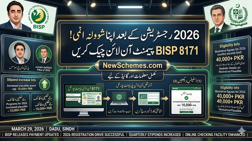 Good News! Check Your BISP 8171 Payment Online After 2026 Registration