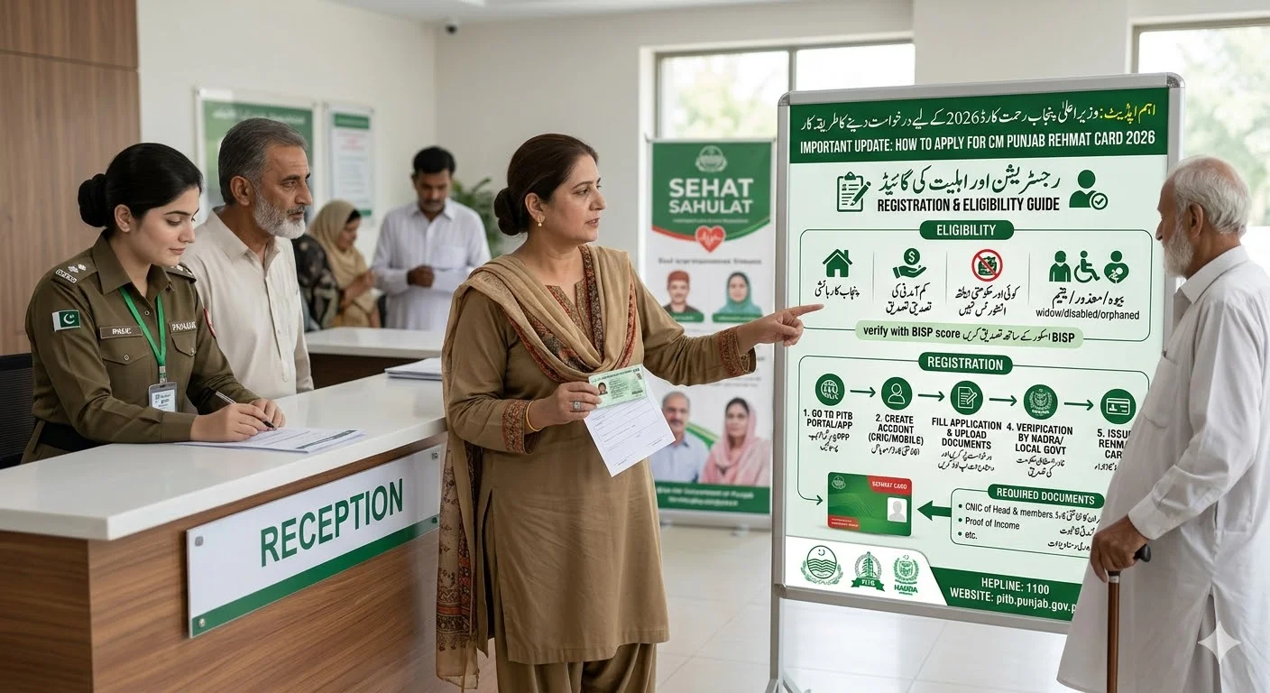 Important Update How to Apply for CM Punjab Rehmat Card 2026 – Registration & Eligibility Guide