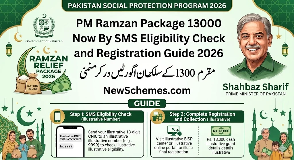 PM Ramzan Package 13000 Now By SMS Eligibility Check and Registration Guide 2026