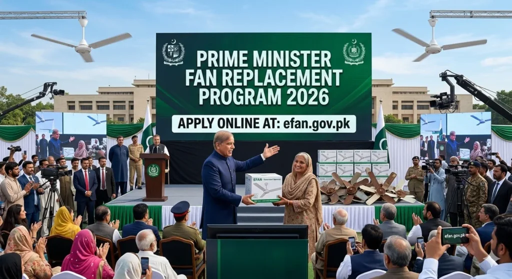 Prime Minister Fan Replacement Program 2026 – Apply Online at efan.gov.pk