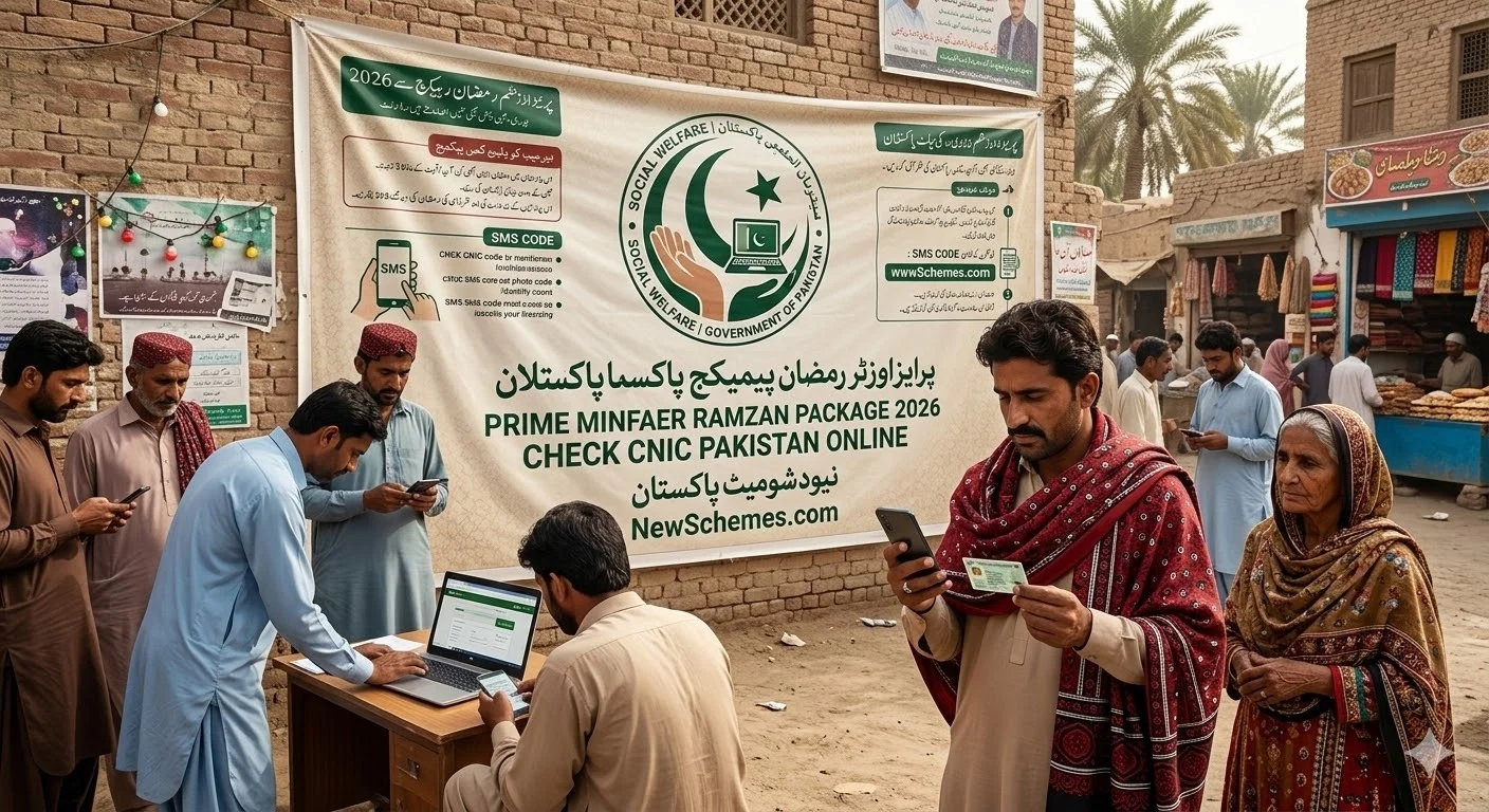 Prime Minister Ramzan Package 2026 Check CNIC Pakistan Online