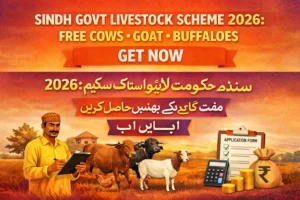 Sindh Govt Livestock Scheme 2026 Free Cows Goat Buffaloes Get Now