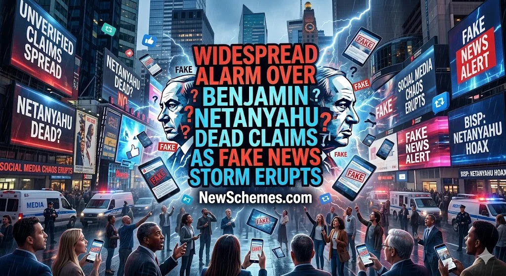 Widespread Alarm Over Benjamin Netanyahu Dead Claims as Fake News Storm Erupts