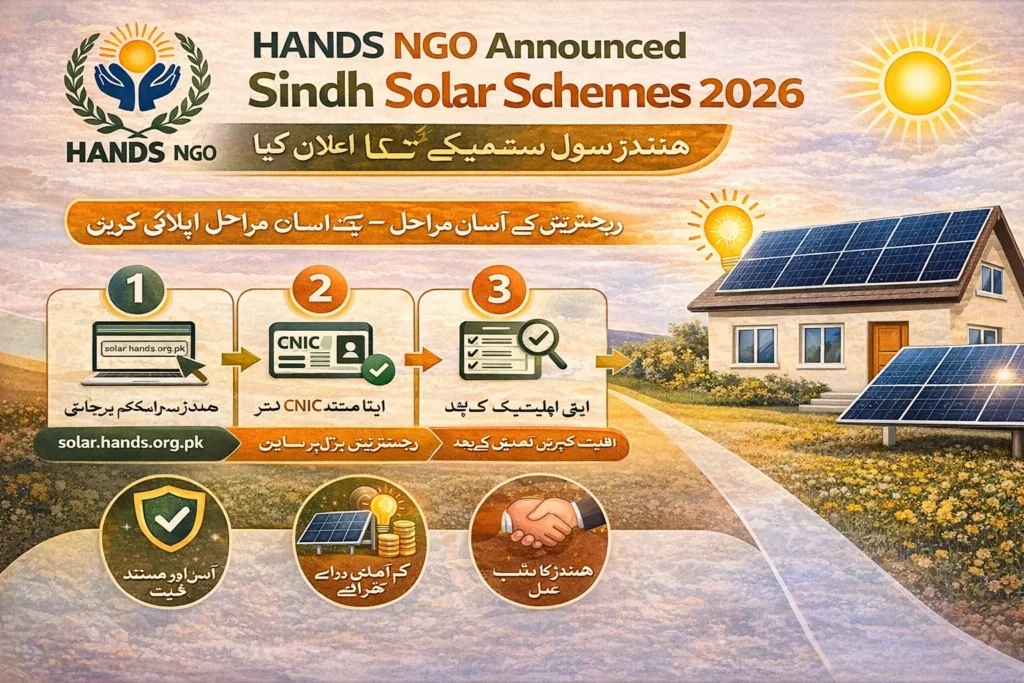 Hands NGO Sindh Solar Scheme Announced 2026