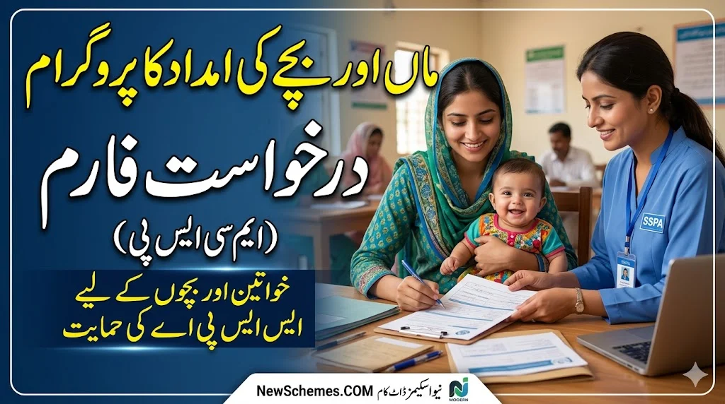 Mother & Child Support Program (MCSP) Application Form – SSPA Support for Women & Children