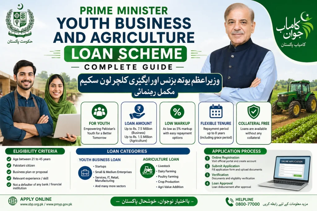 Prime Minister Youth Business and Agriculture Loan Scheme Complete Guide