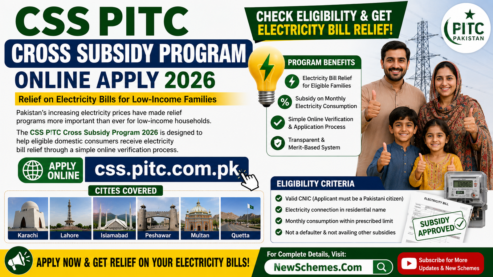 CSS PITC Cross Subsidy Program Online Apply 2026