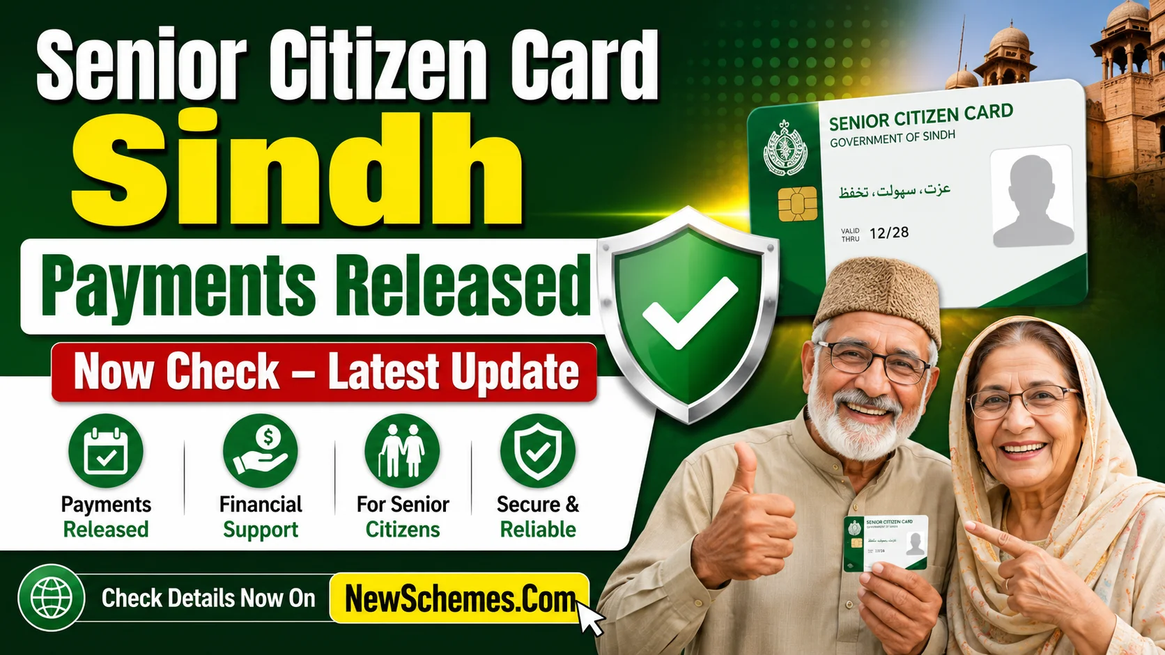Senior Citizen Card Sindh Payments Released Now Check – Latest Update