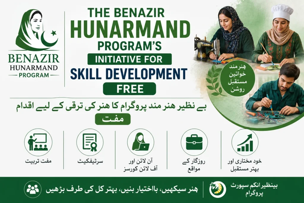 The Benazir Hunarmand Program’s Initiative for Skill Development Free